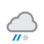 微雨夹雪